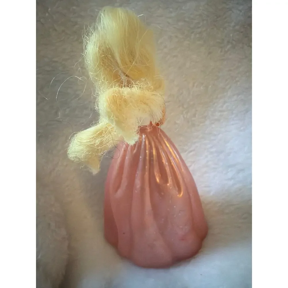 Vintage Barbie McDonald's Happy Meal Figure Pink Dress Blonde Doll Mattel 4